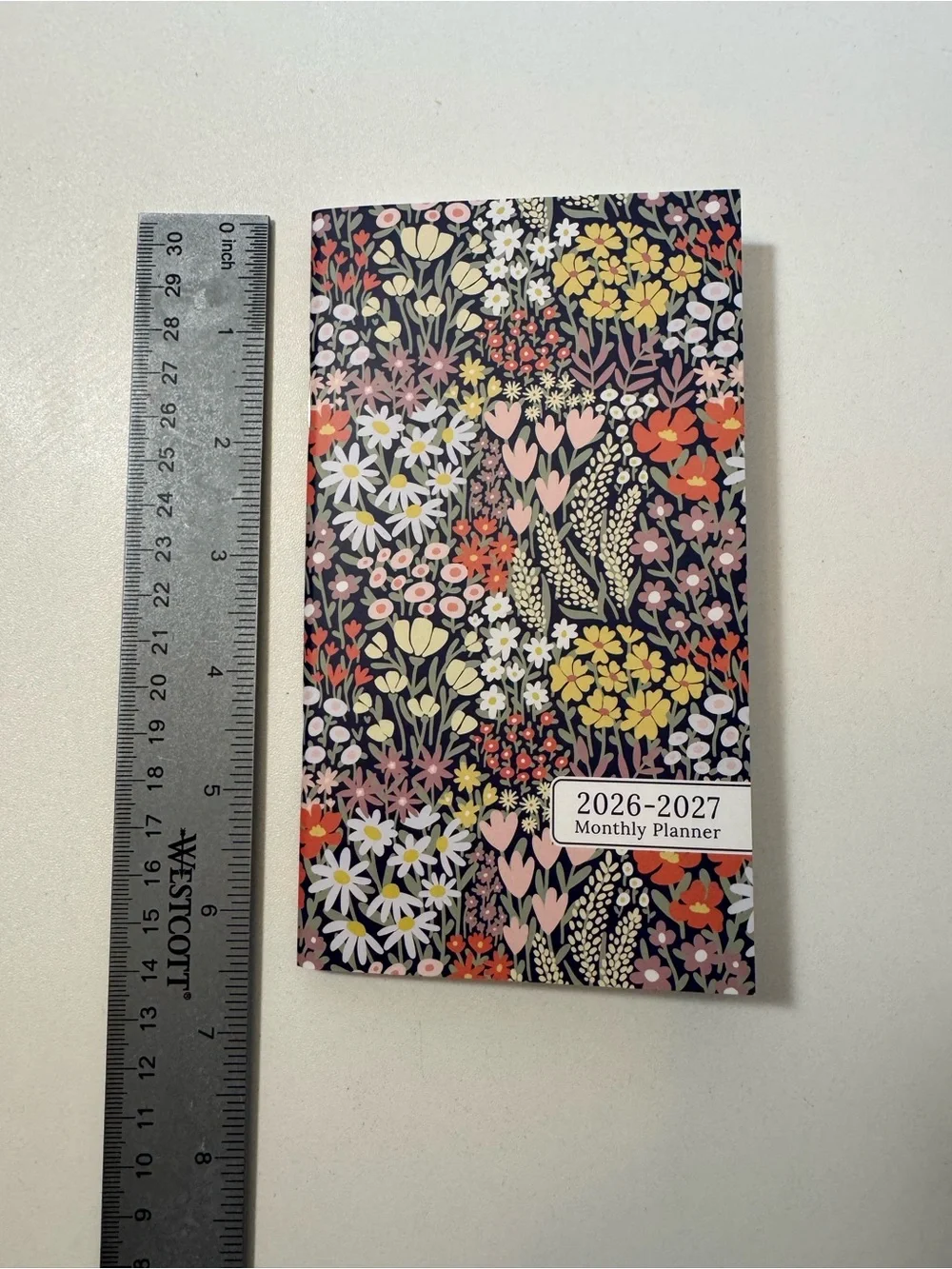 Floral Pattern 2026-2027 Pocket Calendar